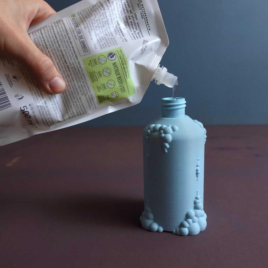 Bubble Soap Dispenser: Modern Bathroom Sink Accessory