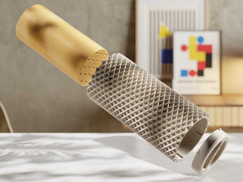 Rhombus Tall Planter Shell – Large Geometric 3D Printed Pot for EvolvePlanter System