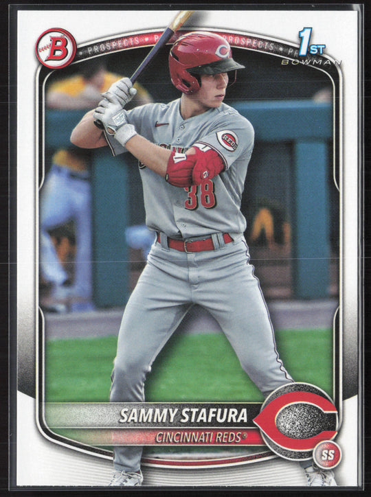2025 Bowman #BP-100 Sammy Stafura Prospects