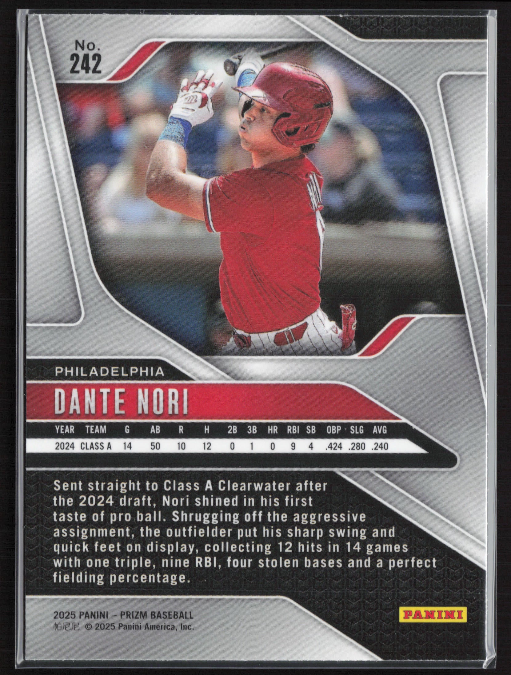 2025 Panini Prizm #242 Dante Nori