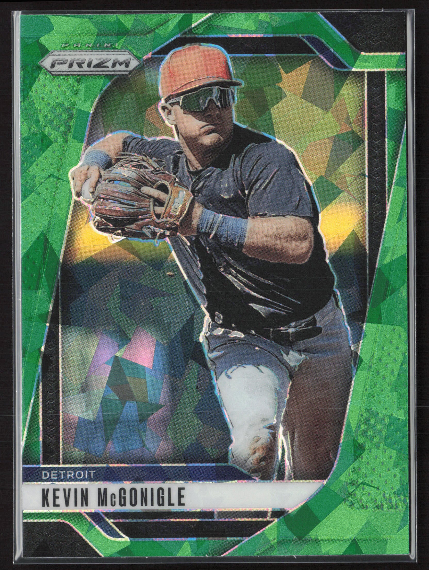 2025 Panini Prizm #75 Kevin McGonigle Green Ice Prizms