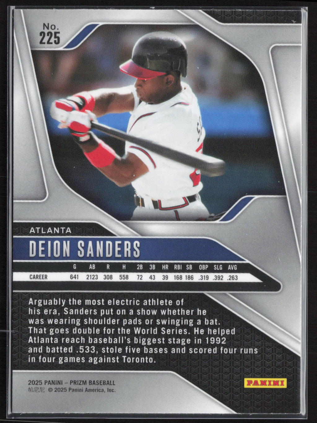 2025 Panini Prizm #225 Deion Sanders