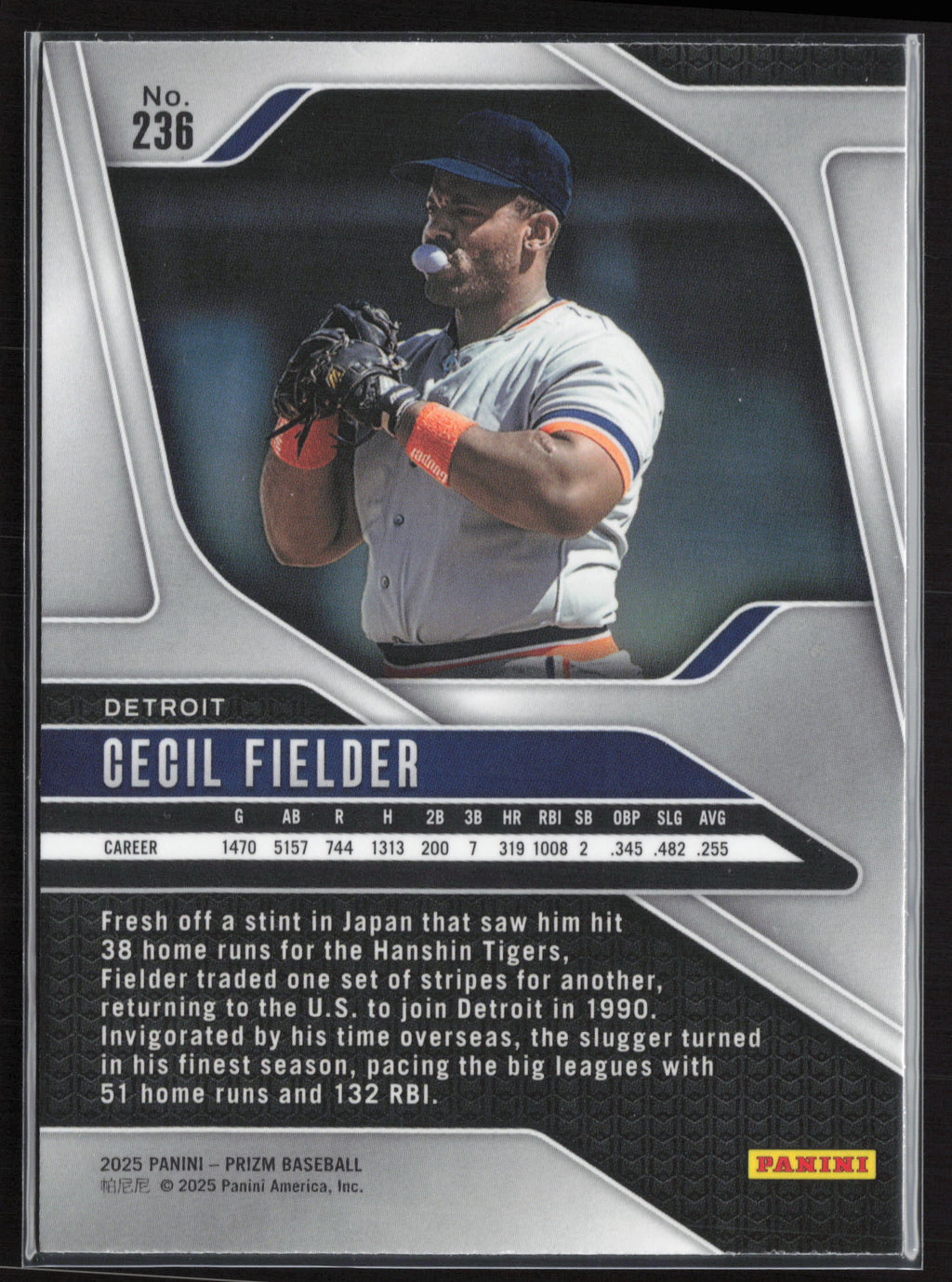 2025 Panini Prizm #236 Cecil Fielder