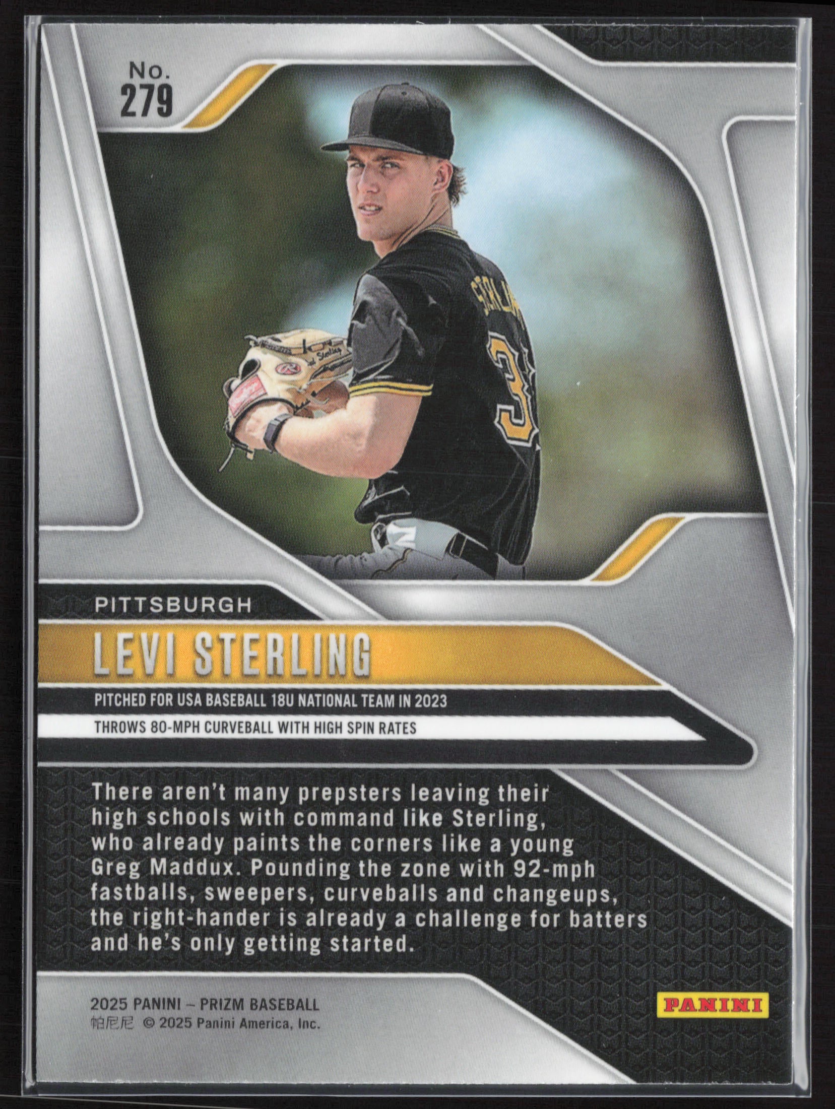 2025 Panini Prizm #279 Levi Sterling