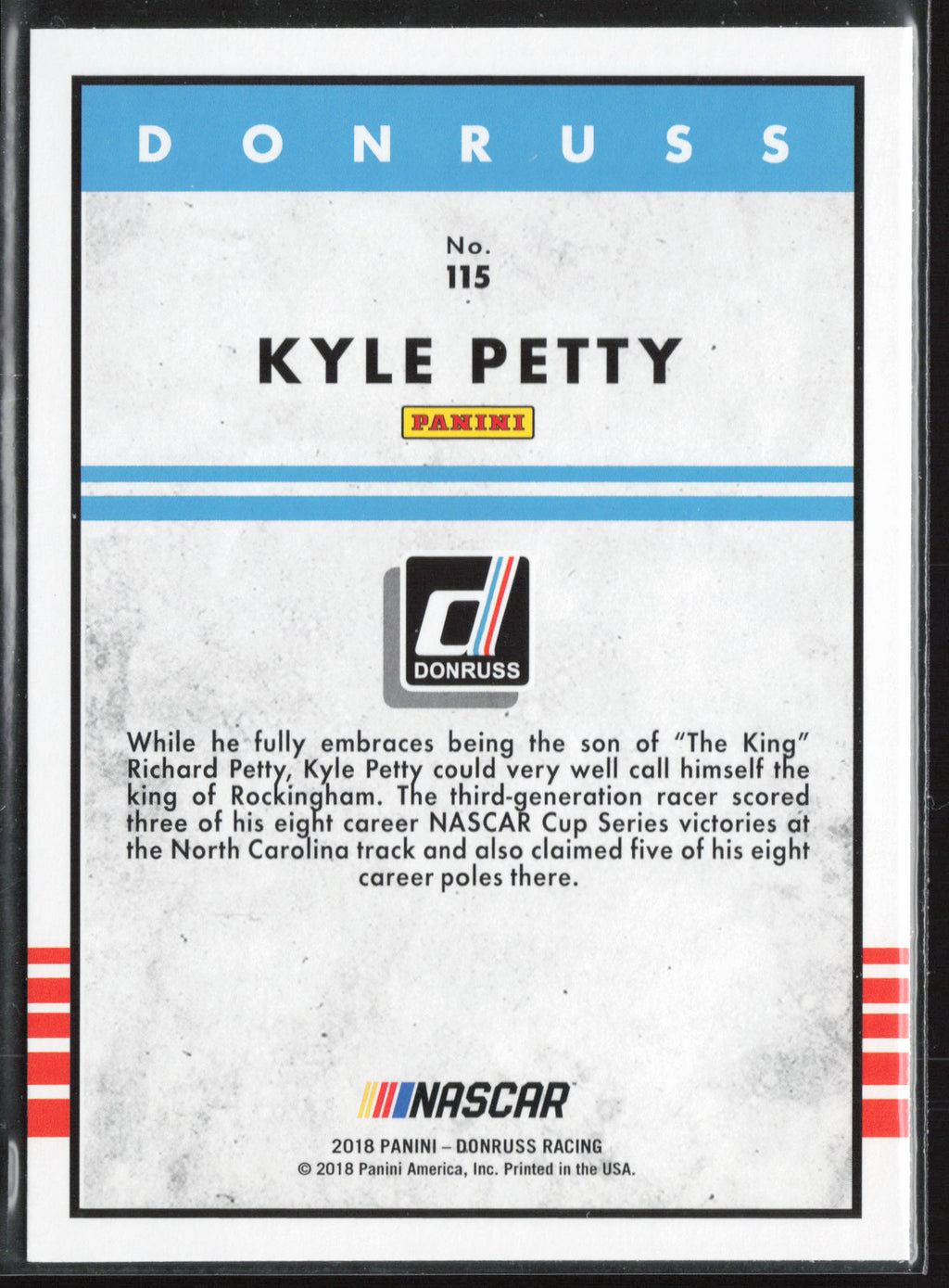 2018 Donruss #115 Kyle Petty