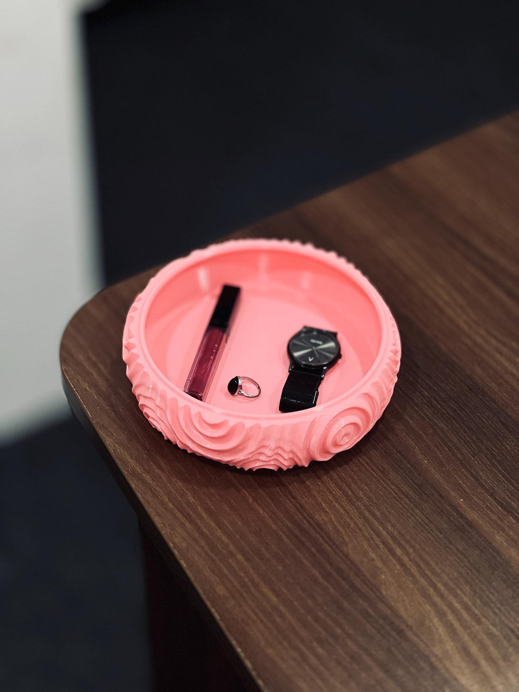 3D Printed Waterdrop Tray: Stackable Desk Organizer