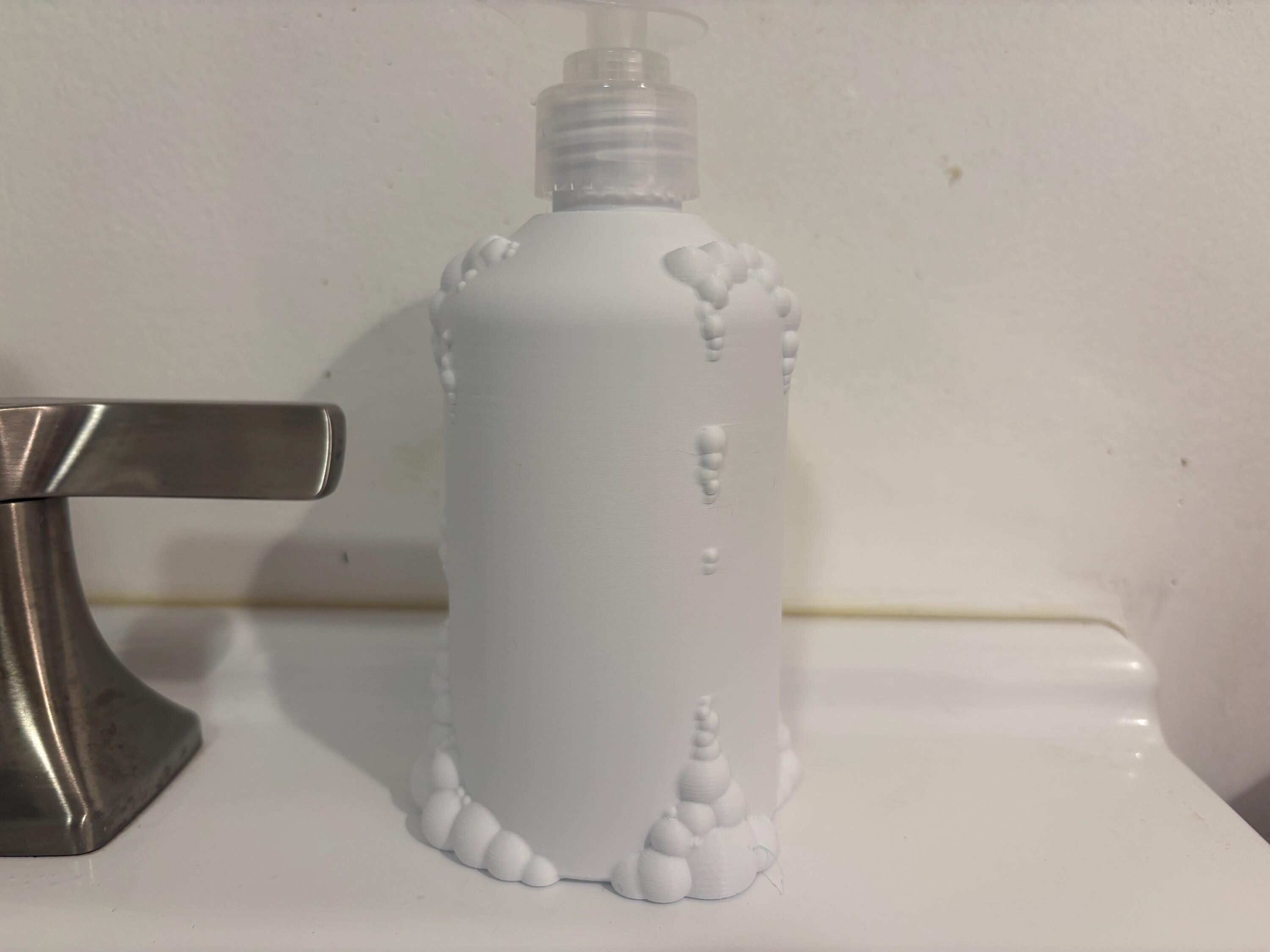 Bubble Soap Dispenser: Modern Bathroom Sink Accessory
