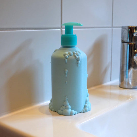 Bubble Soap Dispenser: Modern Bathroom Sink Accessory