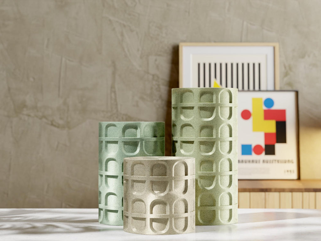 Trellis Small Planter – 3D Printed Modern Mini Plant Pot | Modular EvolvePlanter System with Drainage