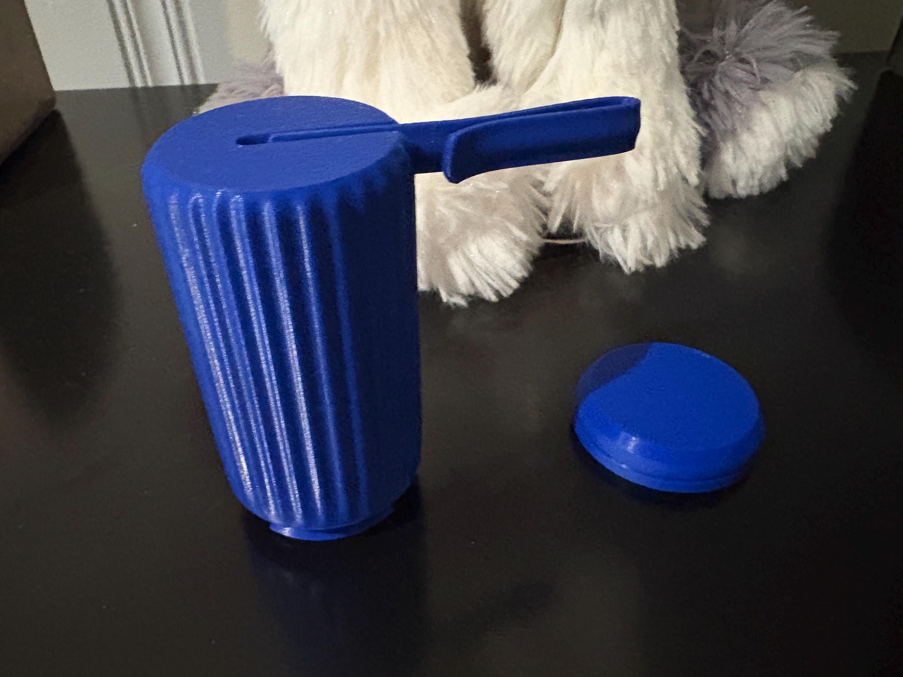 GLAMTIME Dog Poop Bag Dispenser: Stylish Clip-On Pet Waste Holder